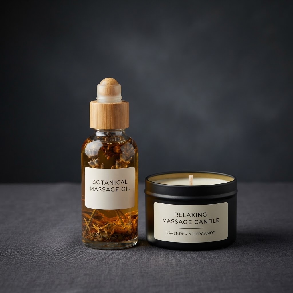 Organic Soy Massage Candle